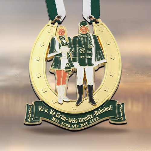 Custom Bahnhof Carneval Medals