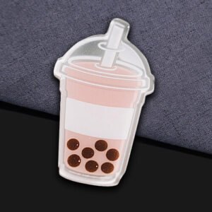 Custom Bubble Tea Acrylic Pin