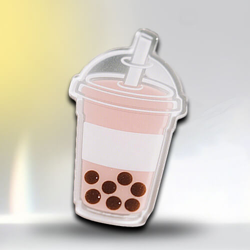 Custom Bubble Tea Acrylic Pin