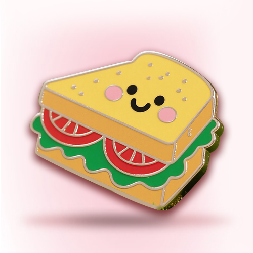 Custom Cute Sandwich Pin