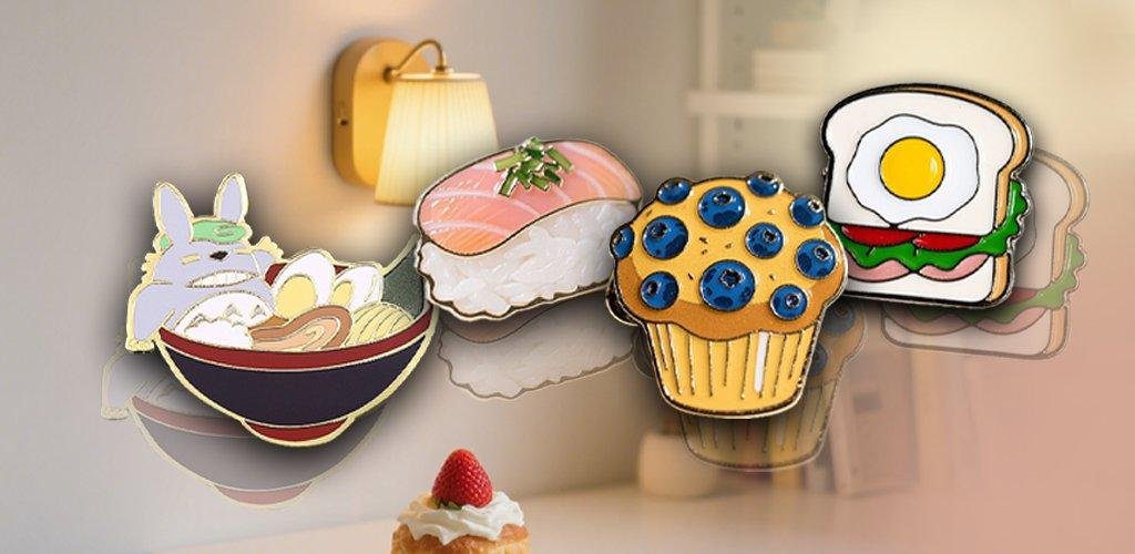 Custom Food Pins Banner-Mobile