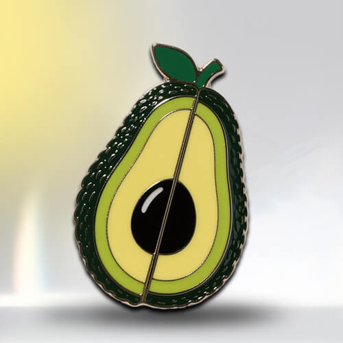 Custom Fruity Avocado Food Pin