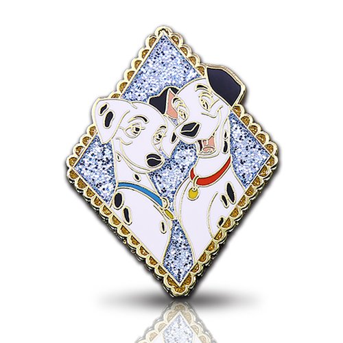 Custom Glitter 001 Dalmatian Pin