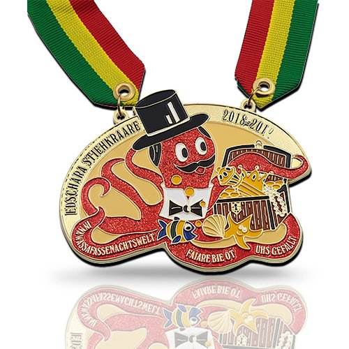 Custom Glitter Carnival Medals