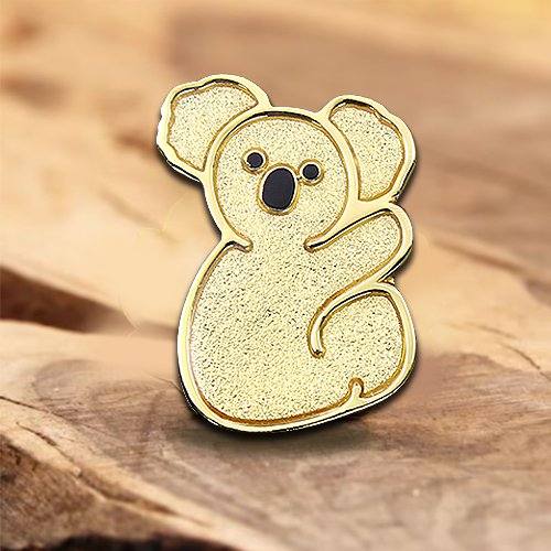 Custom Gold Koala Pin