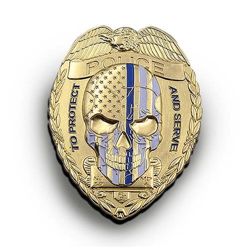 Custom Gold Police Enamel Pin