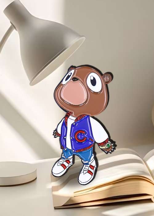 Custom Kanye West Bear Pin