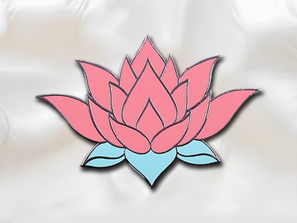 Custom Lotus Lapel Pin