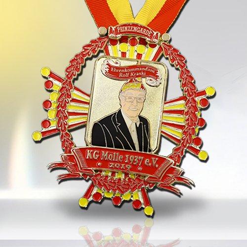 Custom Mardi Gras Portrait Medals