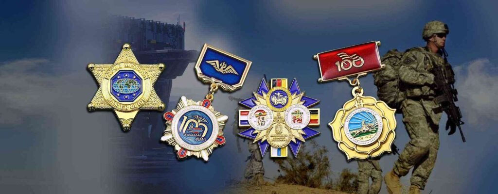 Custom Military Medals Banner