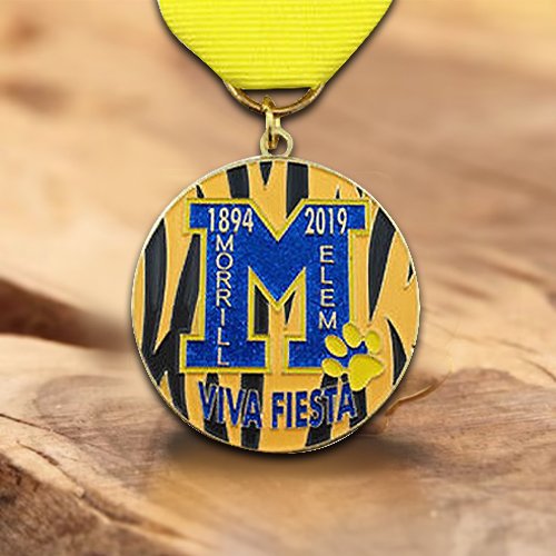 Custom Morrill Tiger Fiesta Medal