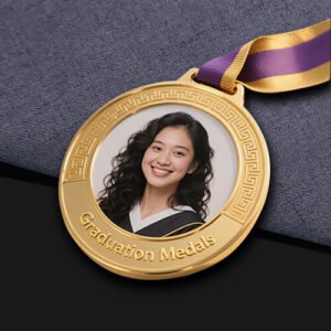 Custom Personalized Graduation Photo Medal