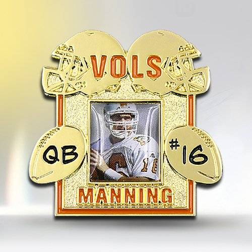 Custom Photo Sandblast Pin