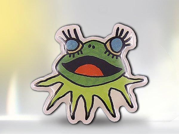 Custom Printed Frog Lapel Pin