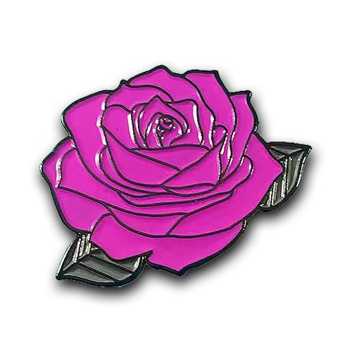 Custom Rose Red Rose Pin