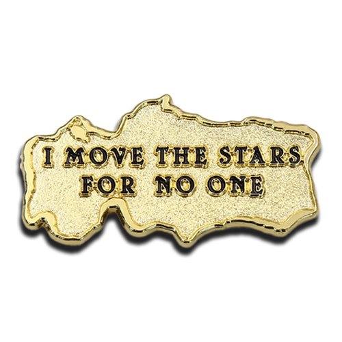 Custom Sandblast Nameplate Pin