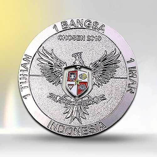 Custom Sandblast Spinner Pin