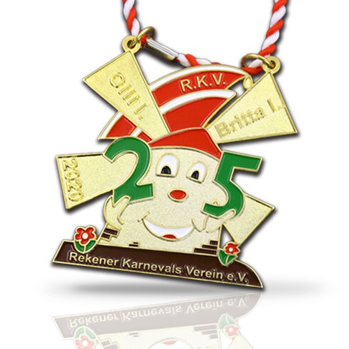 Custom Windshield Sandblast Carnival Medals