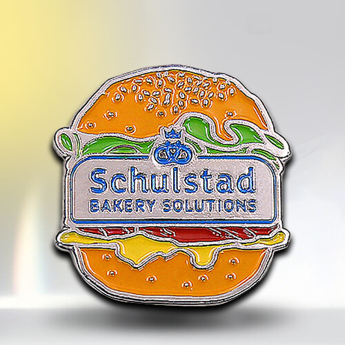 Custom Bakery Burger Food Pin