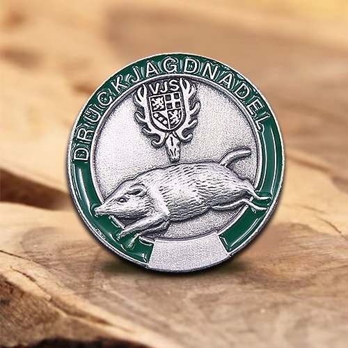 Druck Jagdnadel Sandblast Pin