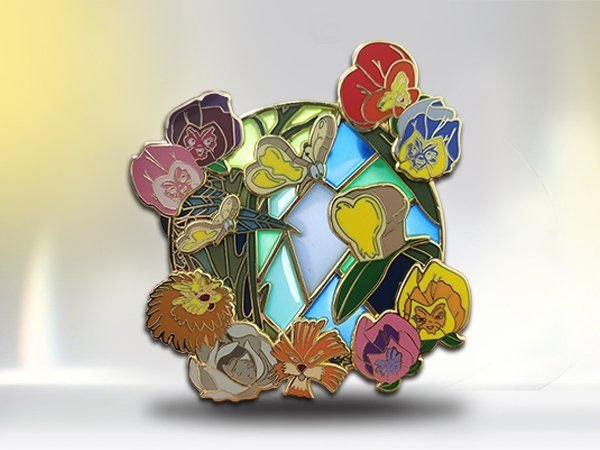 Glass Transparent Enamel Pins