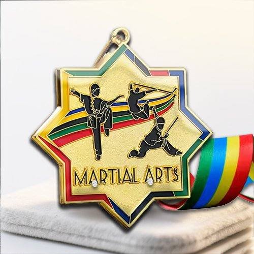 Gold Offset Printed Medals
