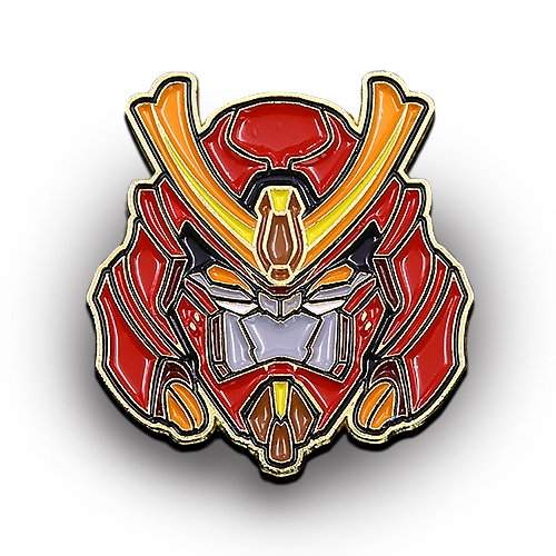 Gundam Robotic Mascot Enamel Pin
