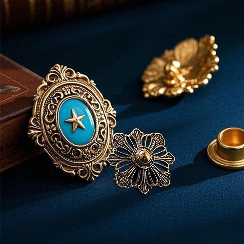 How to Create 3D Antique Lapel Pins