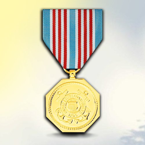 Octagonal Coast Guard Hero Medal