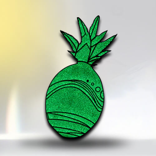 Pineapple Glow-in-the-dark Pin