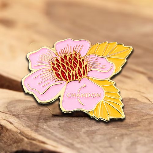 Pink Magnolia Soft Enamel Pin