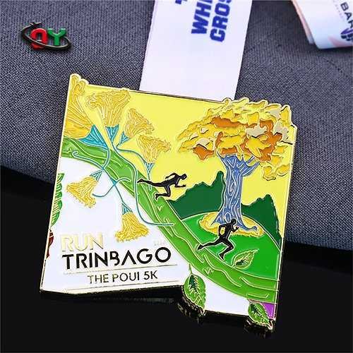 Run Trinbago The Poui 5K Medal