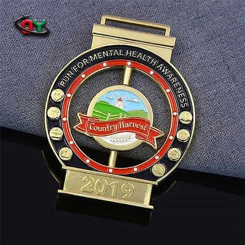 Sport Running Custom Souvenir with Metal Award Boston Design