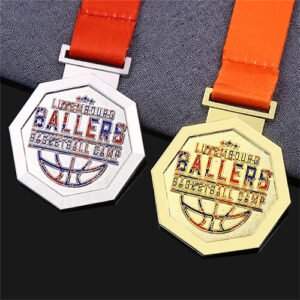 Basketball Medals Template