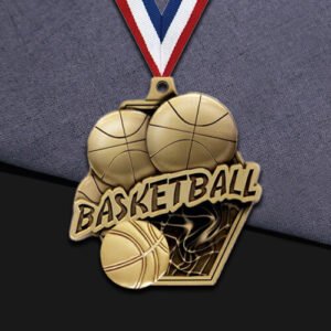 Bronze Masters Basketball Team Medals