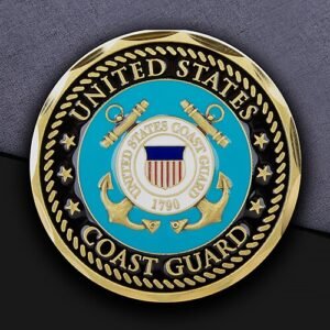 Coast Guard Blue & Gold Challenge Coins