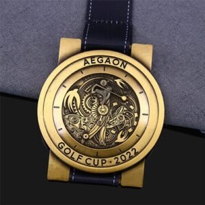 Composite Pattern Gold Taekwondo Medal