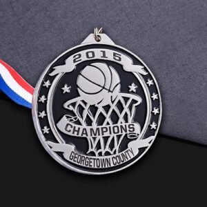 Custom Basketball Champions Medals