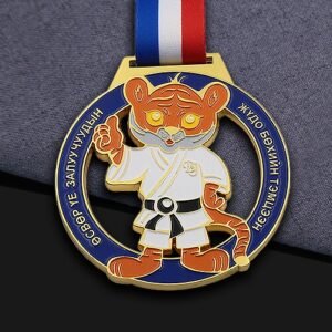 Custom Cartoon Taekwondo Medal