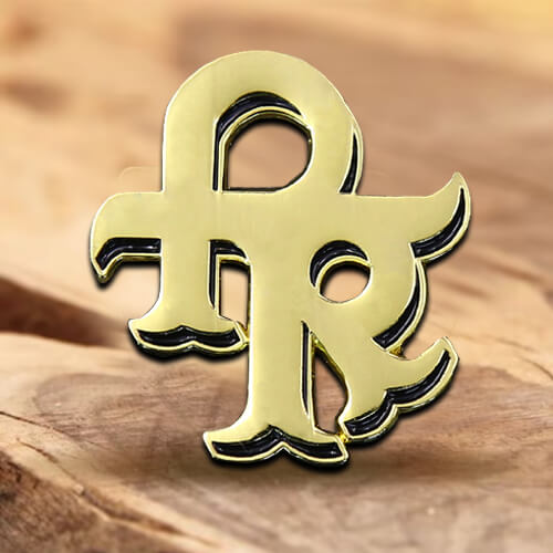Custom Cut-out Letter Pin