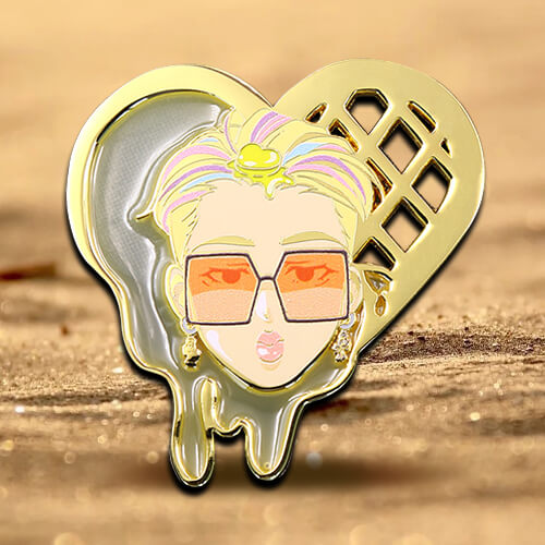 Custom Cut-out & Transparent Enamel Pins