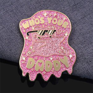 Custom Glitter Enamel Pins