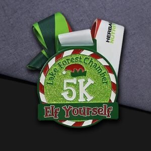 Custom Glitter Race Medals