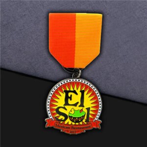 Custom Mexican Restaurant Fiesta Medal