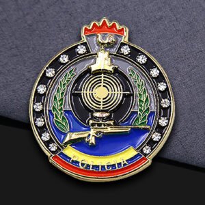 Custom Reinstone Enamel Pin