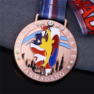 Custom Rhinestone Medals
