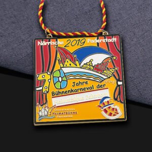 Custom Square Colorful Carnival Medals