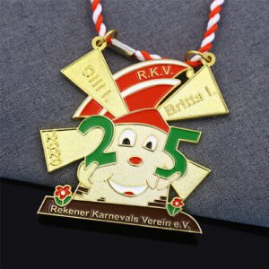 Custom Windshield Sandblast Carnival Medals