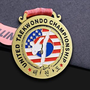 Customized Taekwondo Medals with Creative Patterns