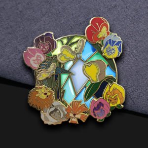 Glass Transparent Enamel Pins